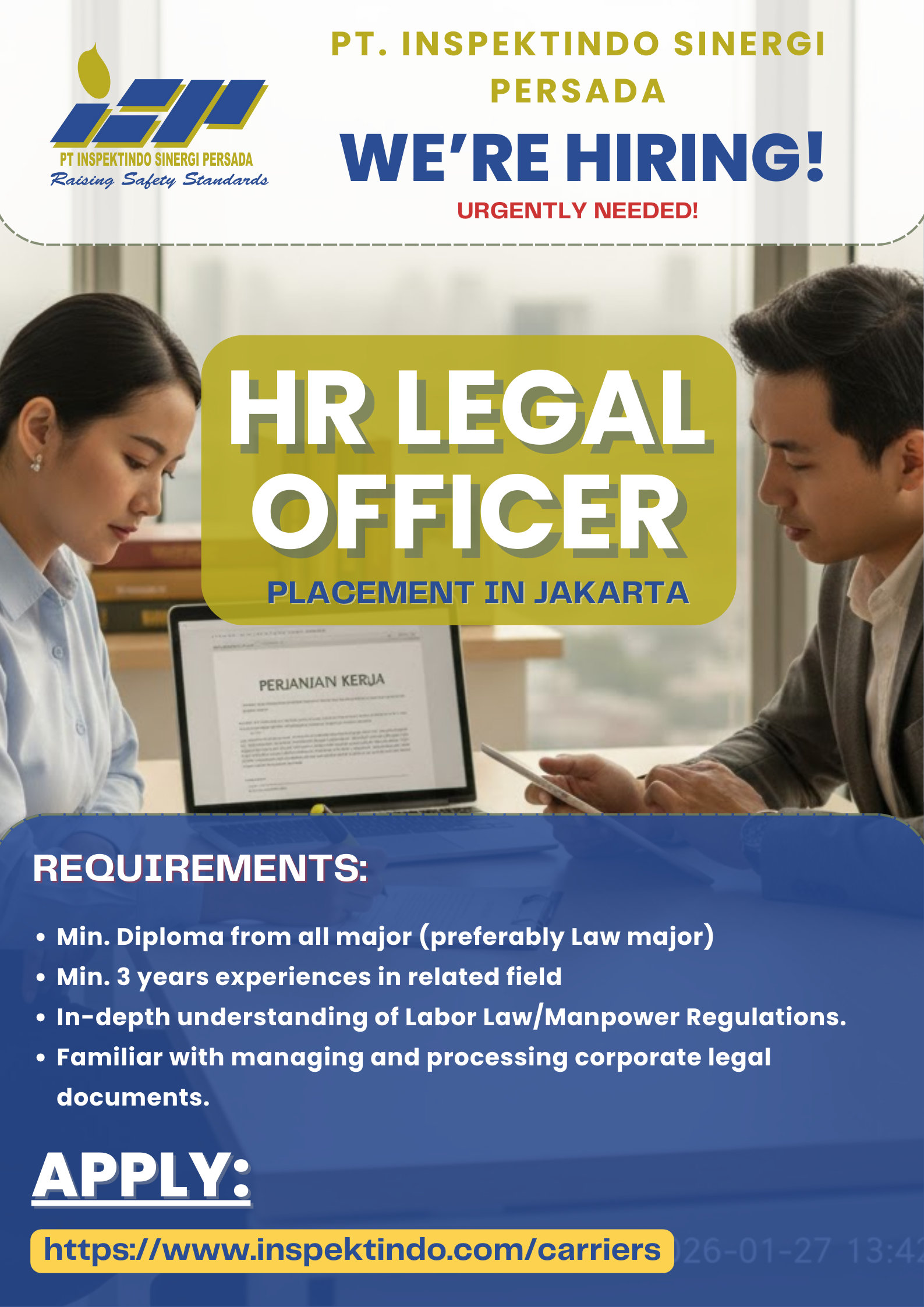 HR LEGAL OFFICER